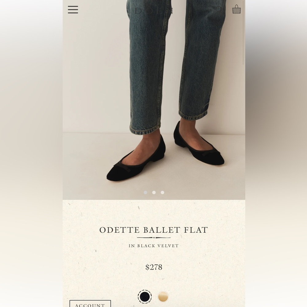 Doen Odette ballet flat (New)
